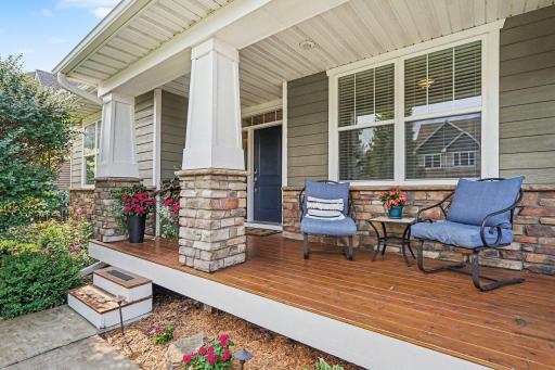 Enjoy your morning coffee on your front porch
