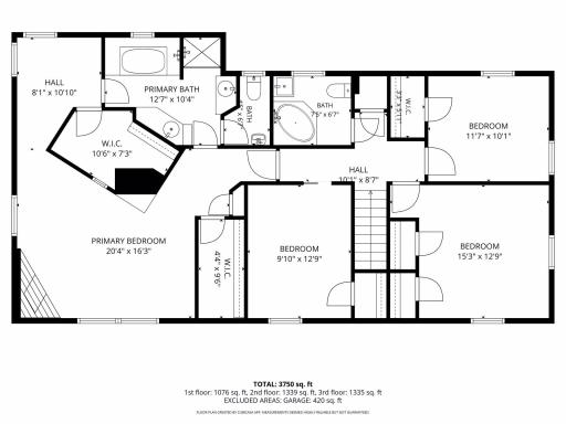 Upper Level Floor Plan
