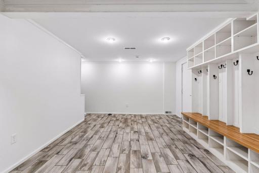Lower Level Mudroom