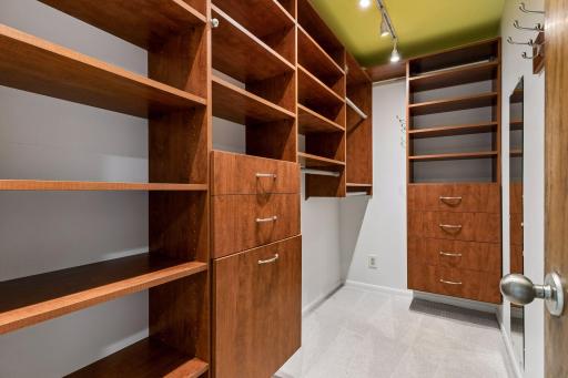 Two Separate Primary Bedroom Closets