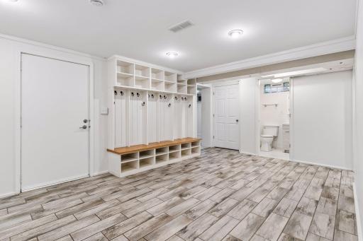 Lower Level Mudroom