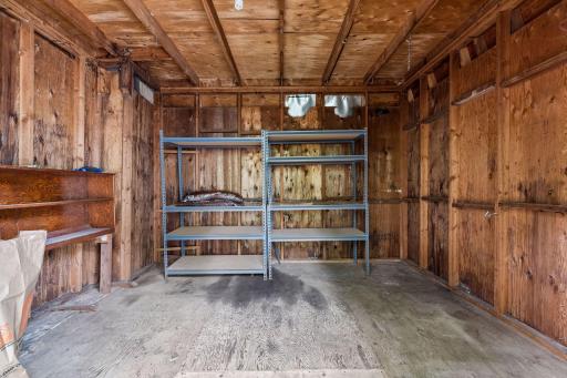 Inside Garden Shed
