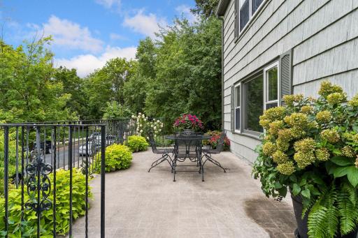 Front Patio - Elevated from the street level creating privacy
