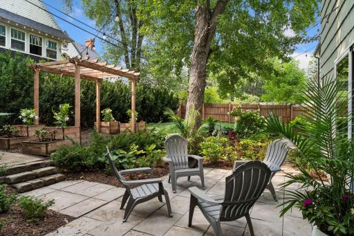 Great Patio Space within the Backyard