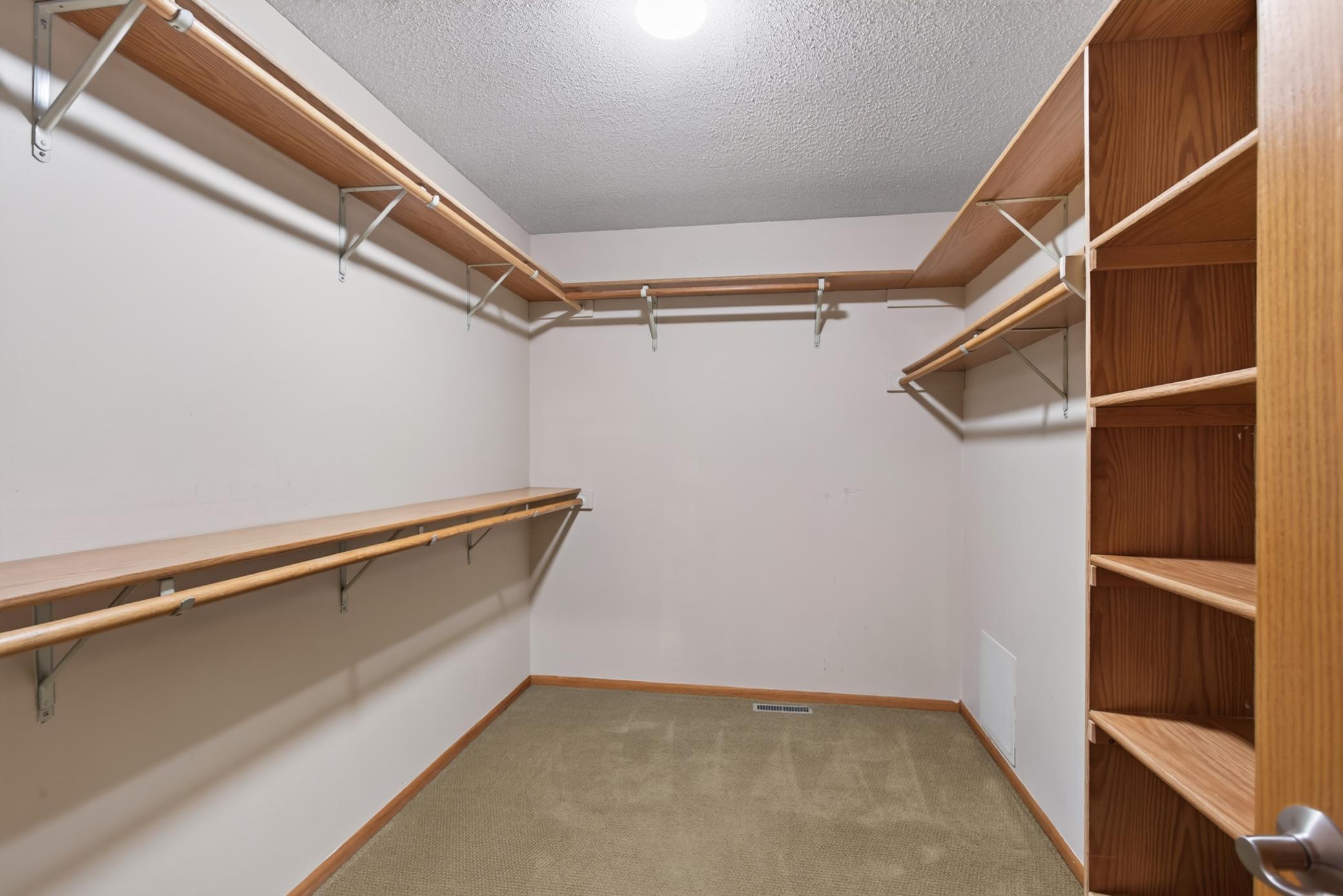 Primary Suite Walk in Closet