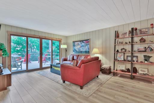 Living Room with a view of the lake