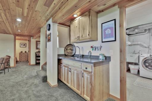 Family Room Wet Bar Area