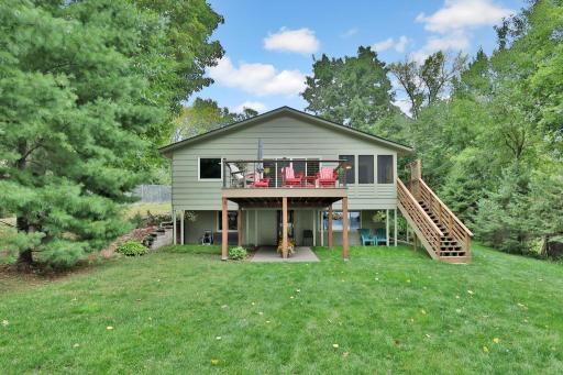 Large back yard for games and fun!