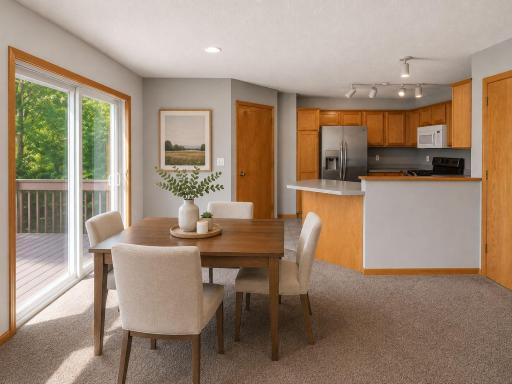 AI virtually staged with furniture added to help illustrate the roomâs scale, layout, and potential use of space.