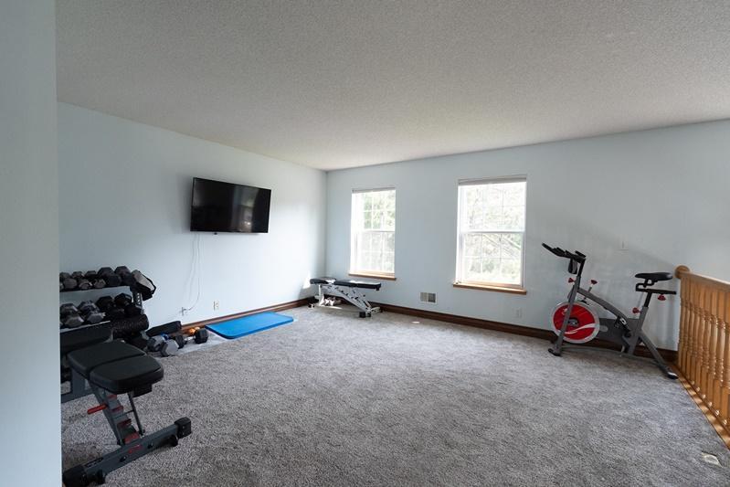 Upper level loft area