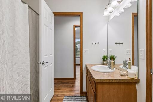 Upper level bathroom