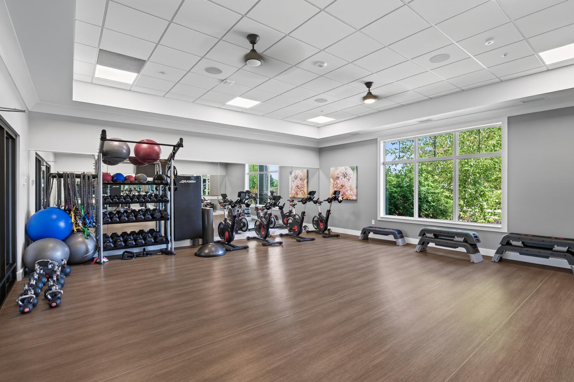 Gym - located in the clubhouse