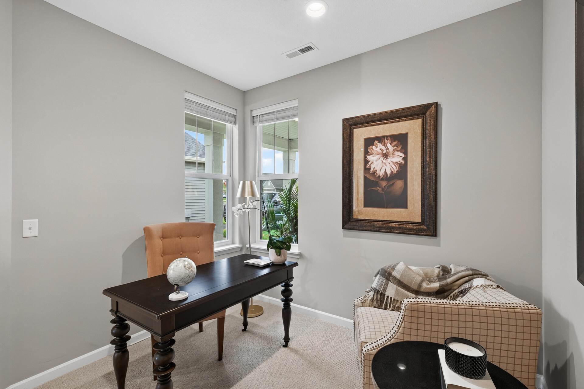 Dedicated office space or craft room