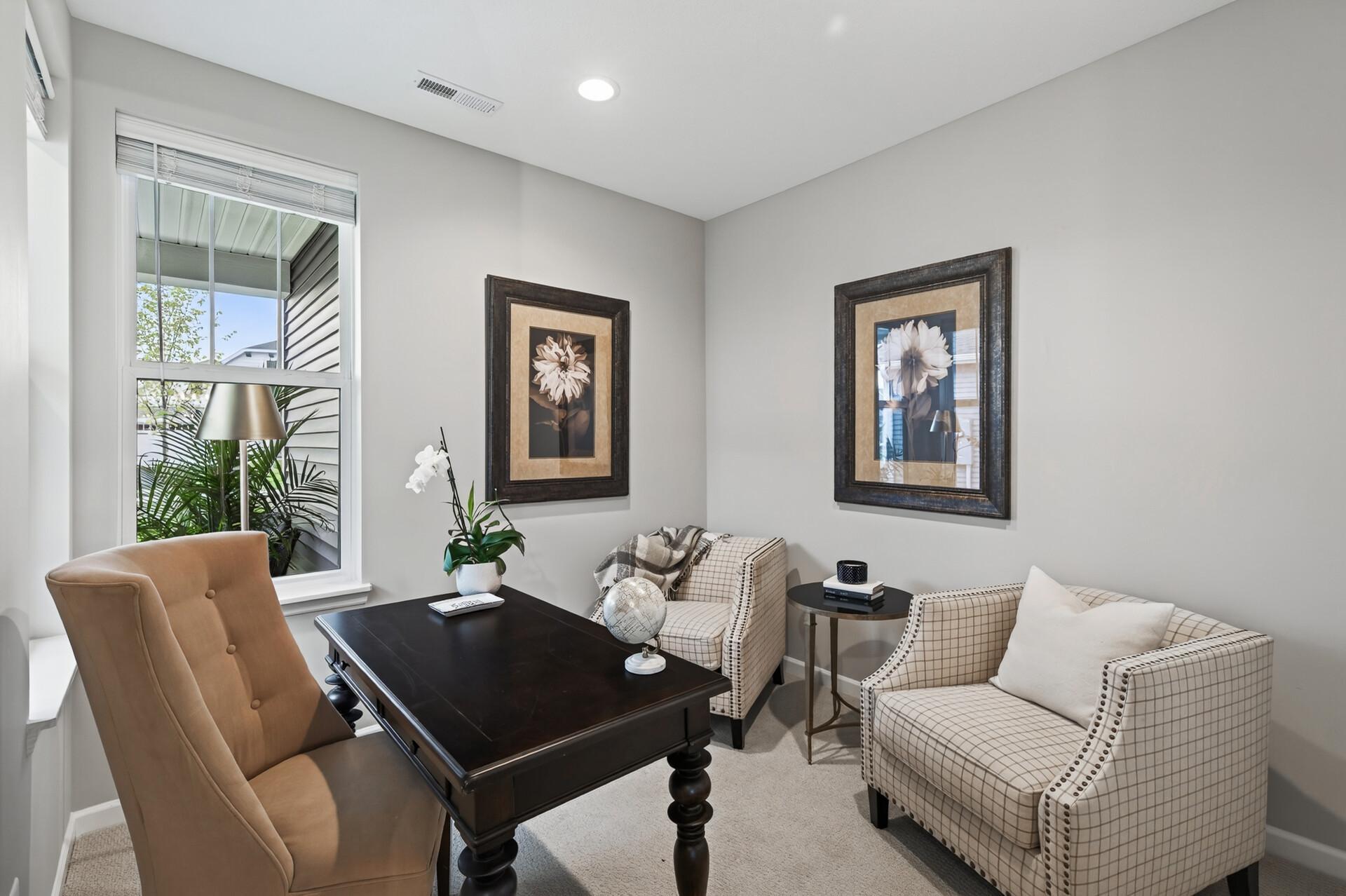 Dedicated office space or craft room