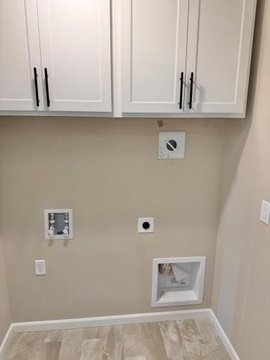 Convenient laundry on bedroom level.
