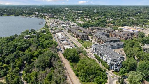 Aerial View of Wayzata & Lake Minnetonka