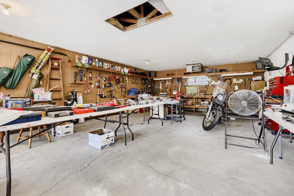 A car enthusiast or person who loves a shop will appreciate this 4 car (2 car tandem) garage which is heated. A rare find in Richfield!