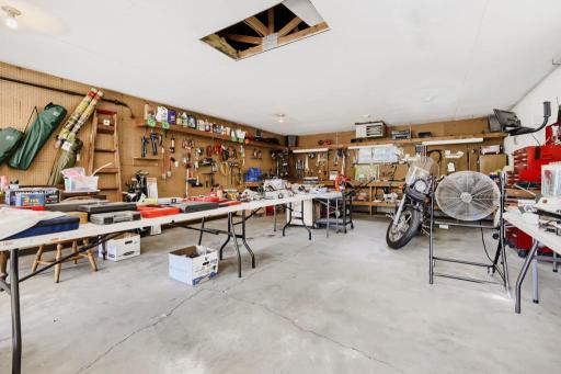 A car enthusiast or person who loves a shop will appreciate this 4 car (2 car tandem) garage which is heated. A rare find in Richfield!