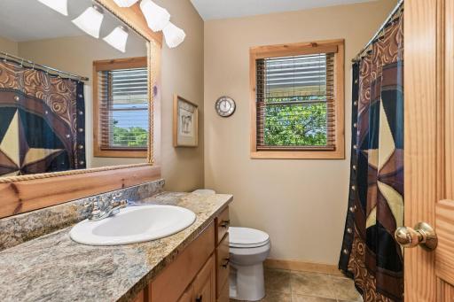 Full bath on the main level
