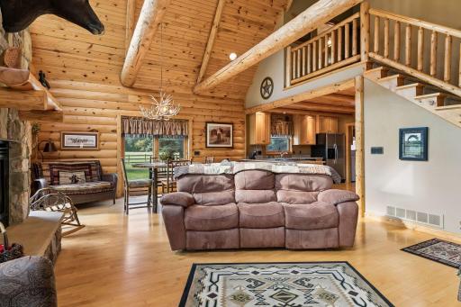 Open floorplan for ease throughout