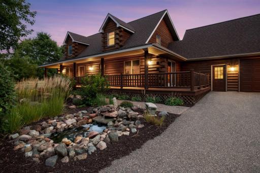 Quaint front porch to enjoy the peaceful summer nights