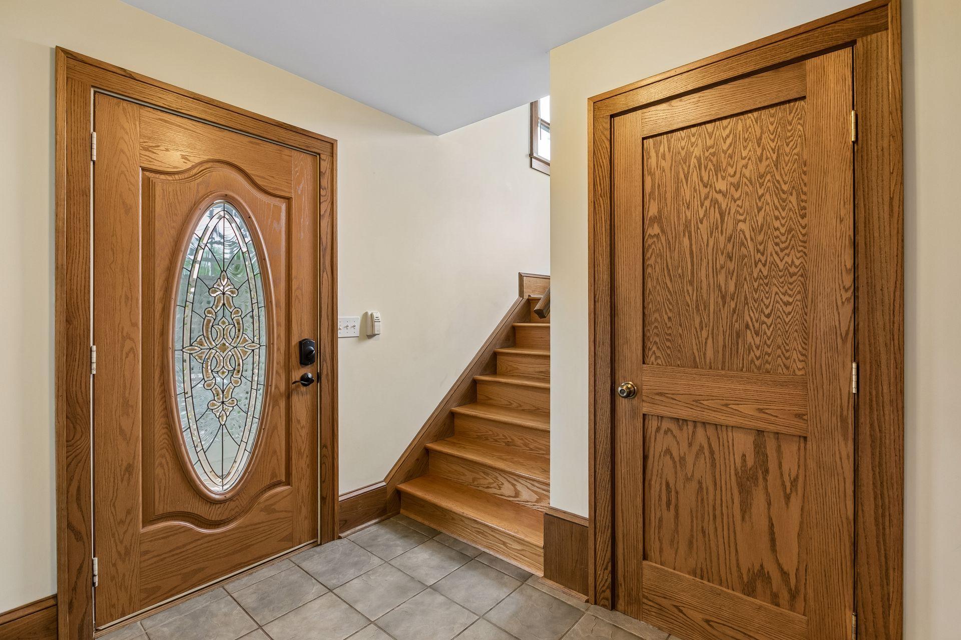 The side entry.