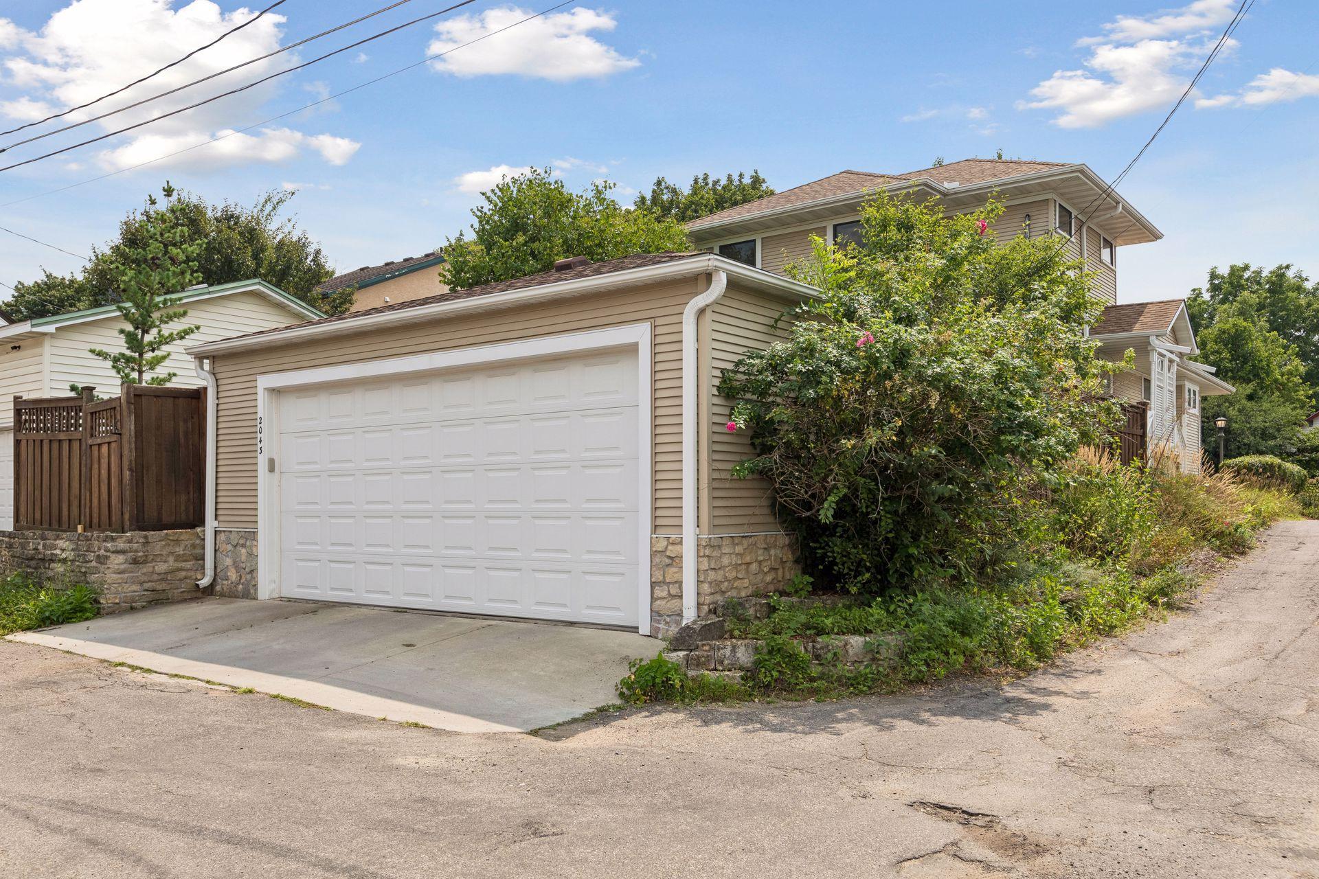 A rare find! The 20x24, 2 car garage was built in 2015 with concrete driveway.