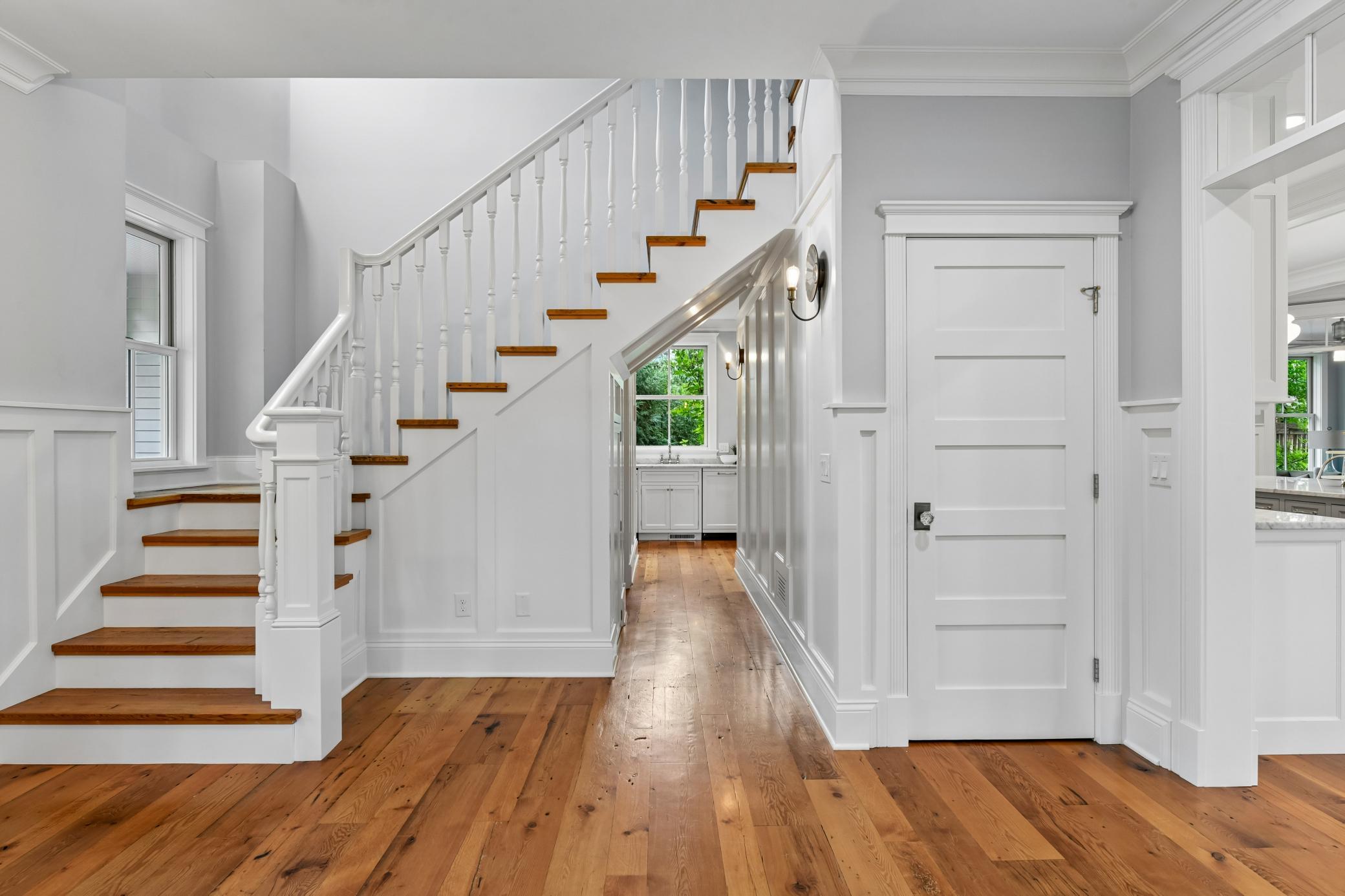 Custom staircase and millwork