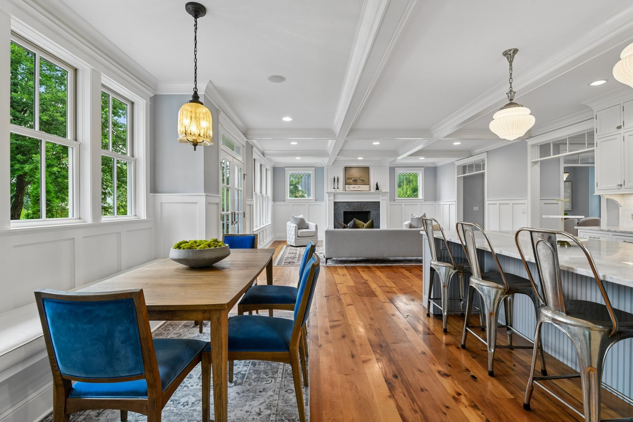 Informal dining off the kitchen