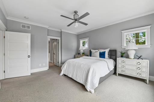 Primary bedroom with wonderful natural light