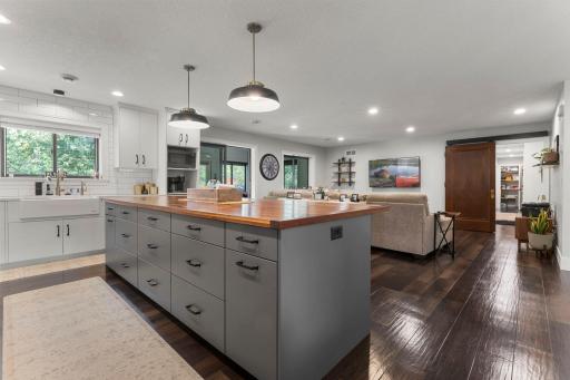 This fabulous 10 foot island is the perfect gathering spot