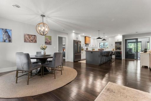 From the front entry you get a great view of the space this home offers