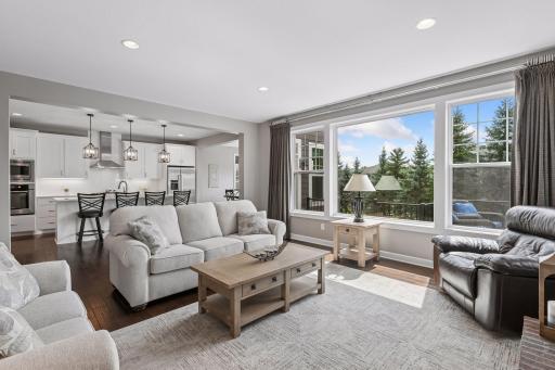 Wonderful natural lightinh throughout this home