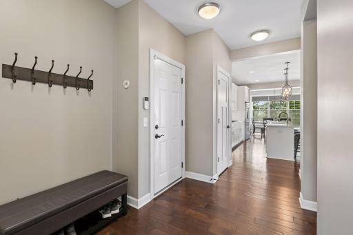 Generous sized mudroom with a large walk in closet