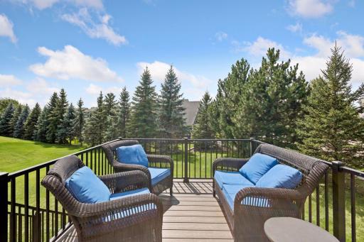 Enjoy the ease of a newer maintenance free deck