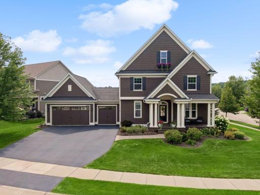 Oversized 3 car garage with 8 ft overhead doors