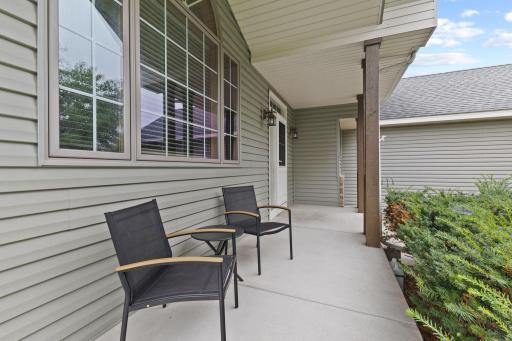 Welcoming front porch