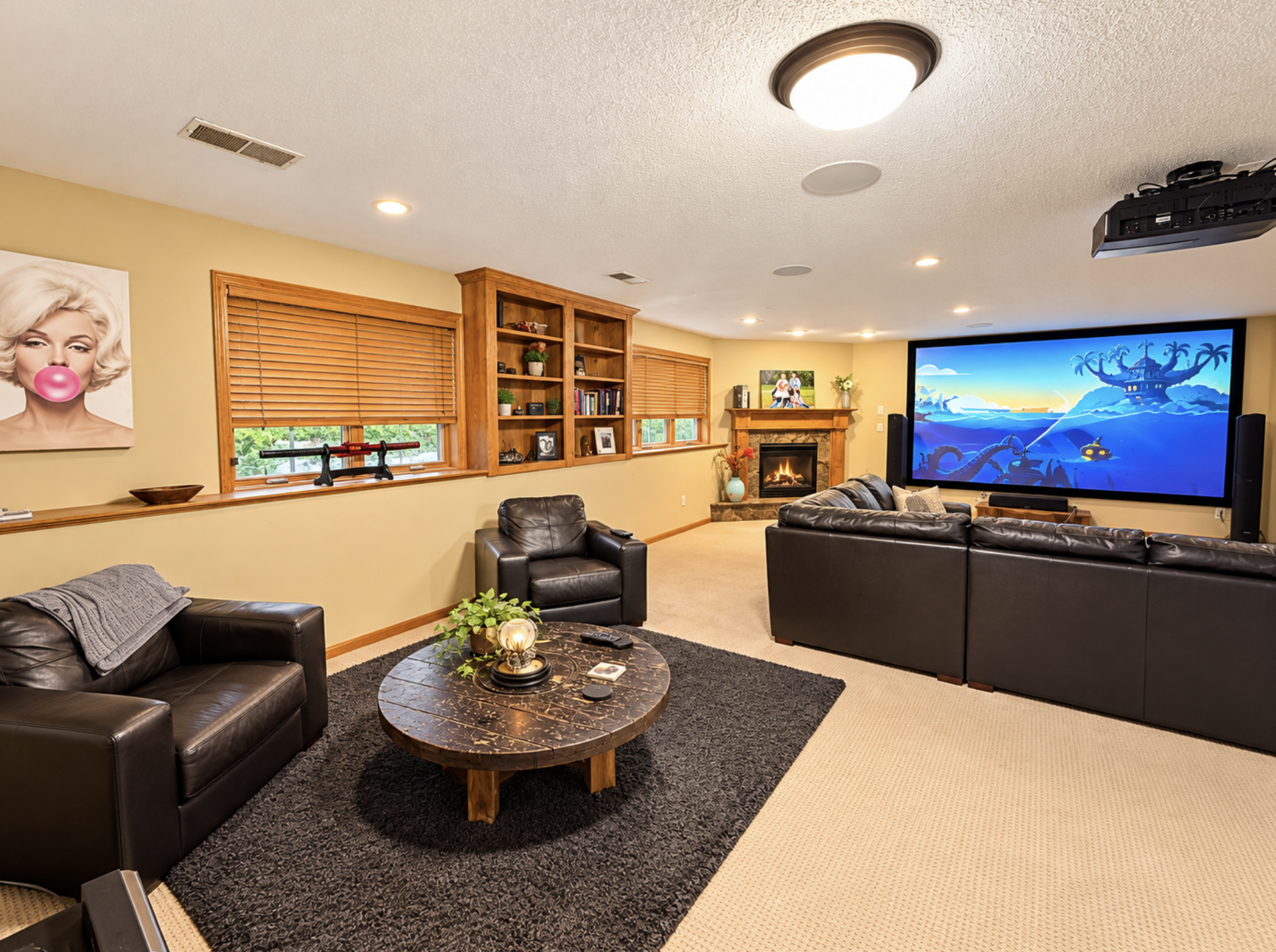 Lower Level Theater Room