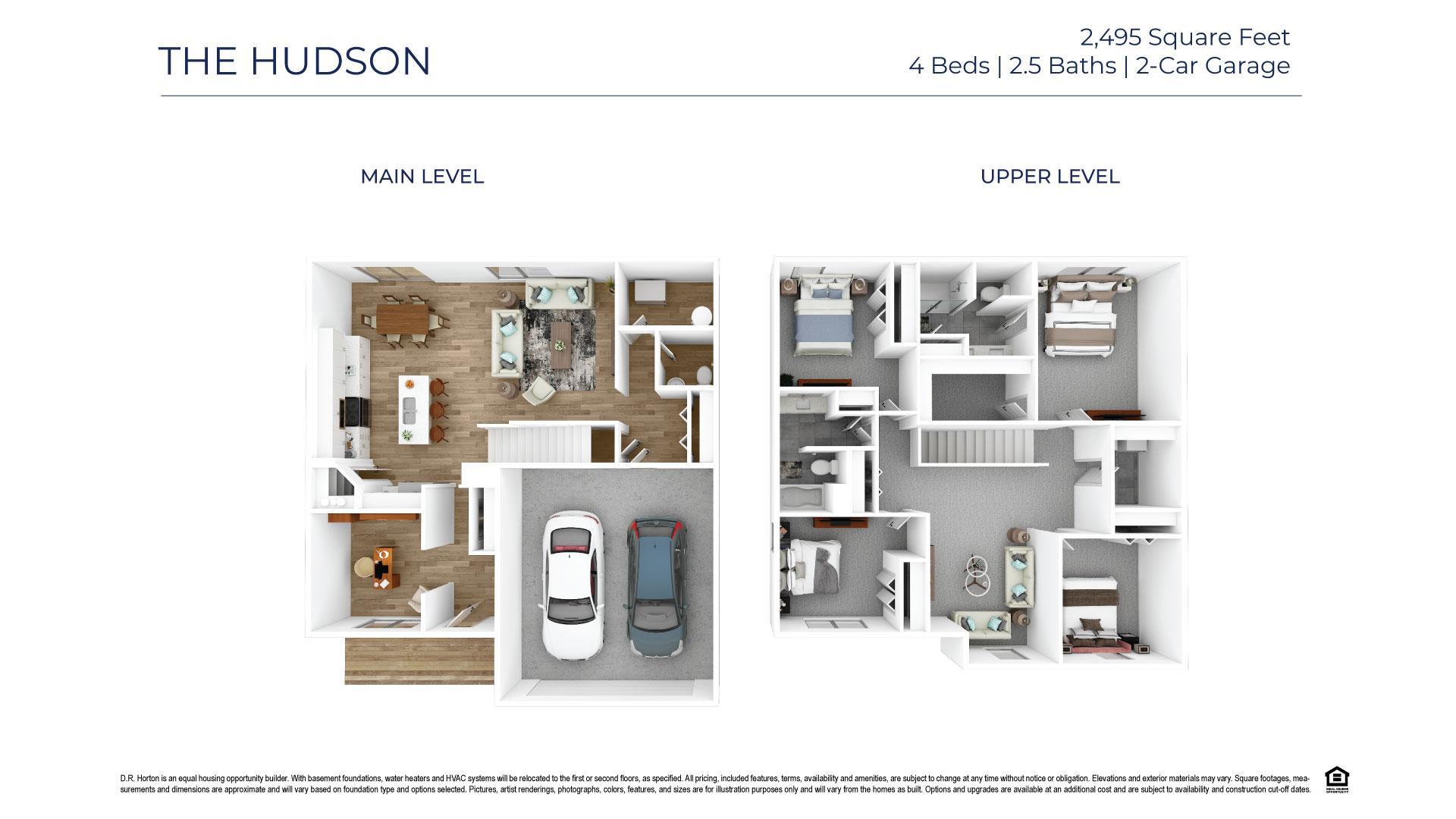 Hudson floor plan.