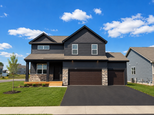 Welcome to The Hudson, a 4 bedroom, 3 bathroom home in The Fields of Waconia. *Photo is virtually staged. Landscaping and trees will vary. Sod is not laid yet, but is included.