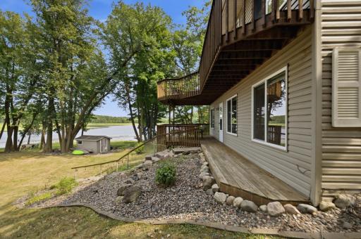 Front of home with the decks