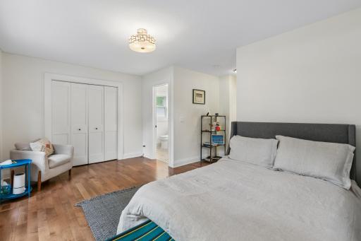 A rare main-floor bedroom suite - Flexible living for guests or multigenerational needs