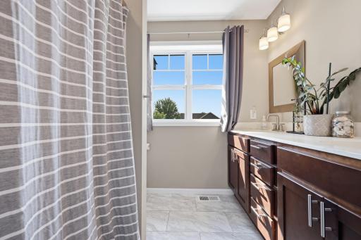 Shared upper bathroom