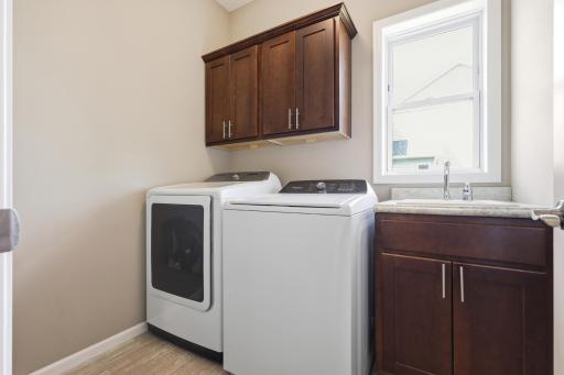 Main level laundry room