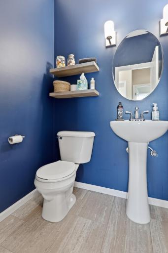 Main floor half bath