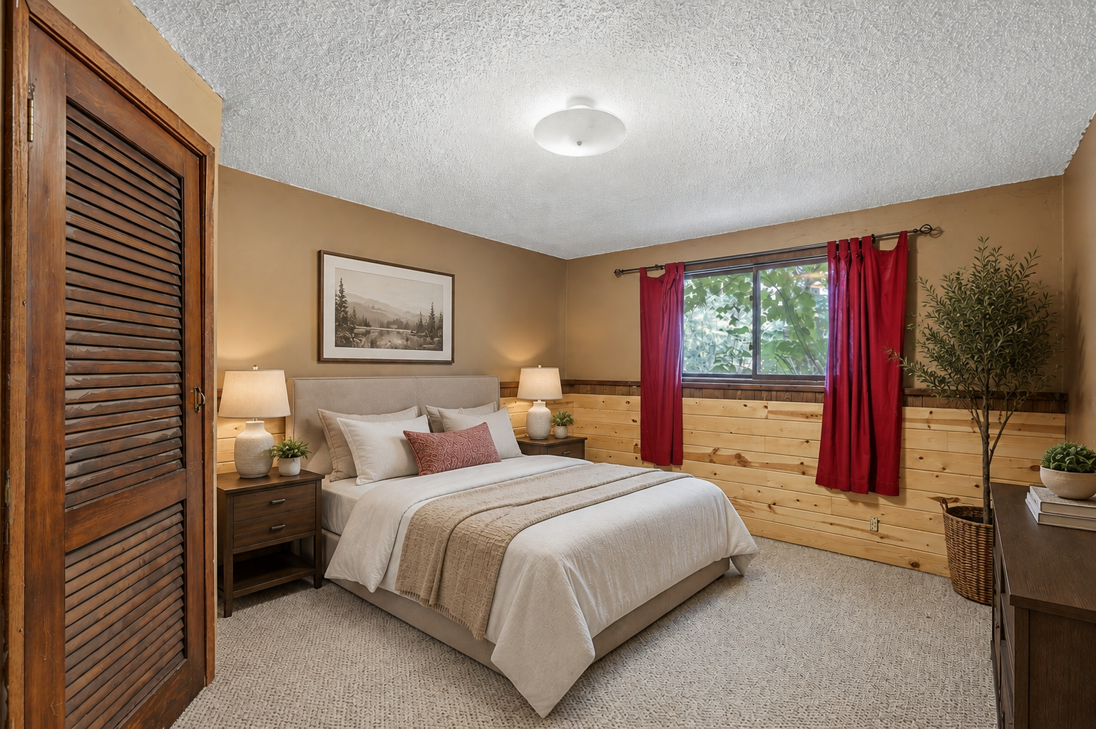 Third bedroom in lower level