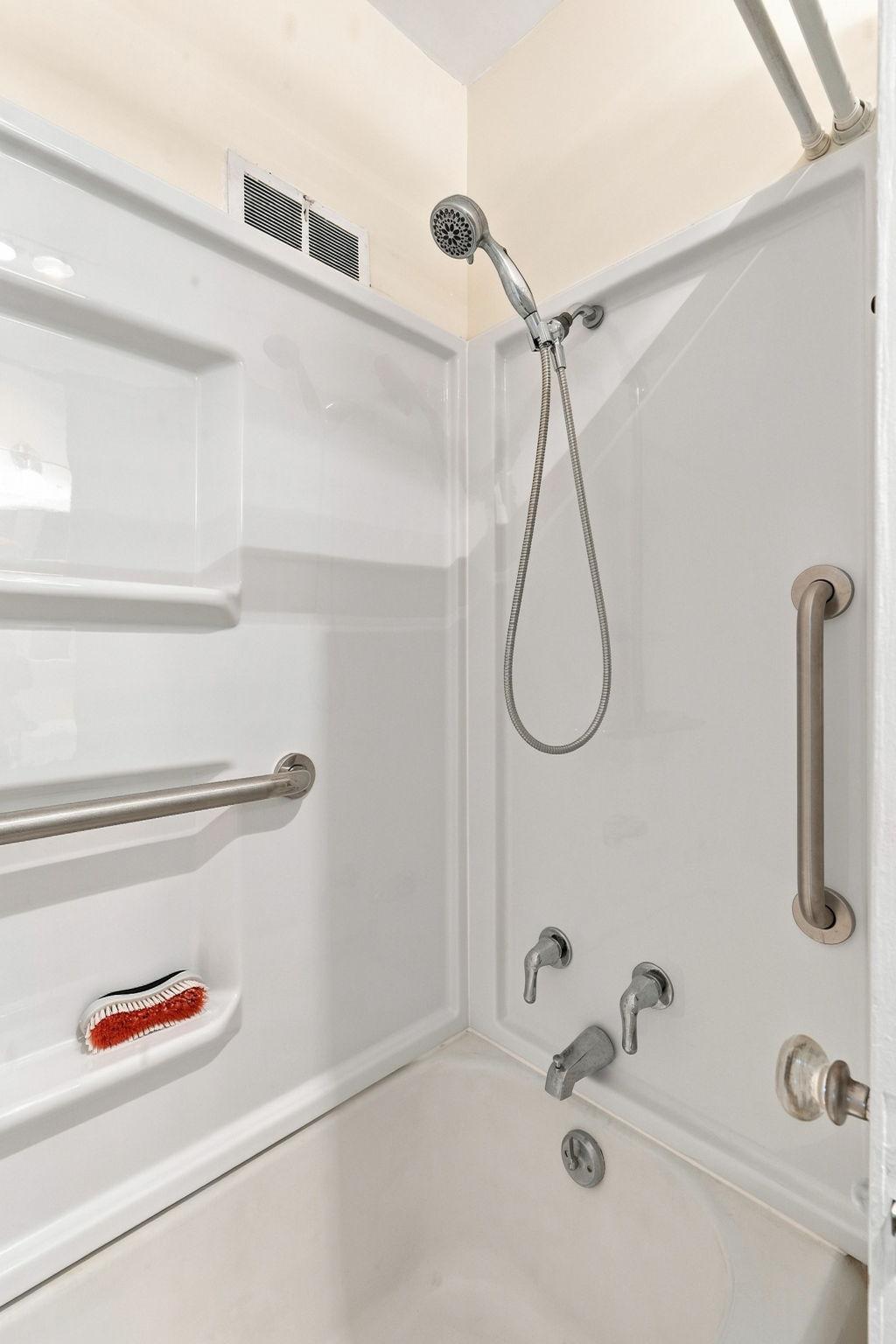 Tub surround instaleld when bathroom was remodeled