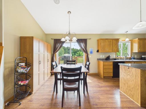 Dining room w/ deck access