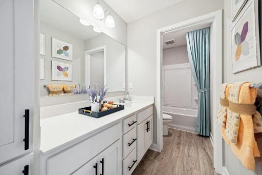 2nd bathroom on upper level.