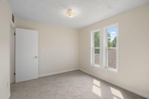 Another view of the second bedroom... very light and bright.